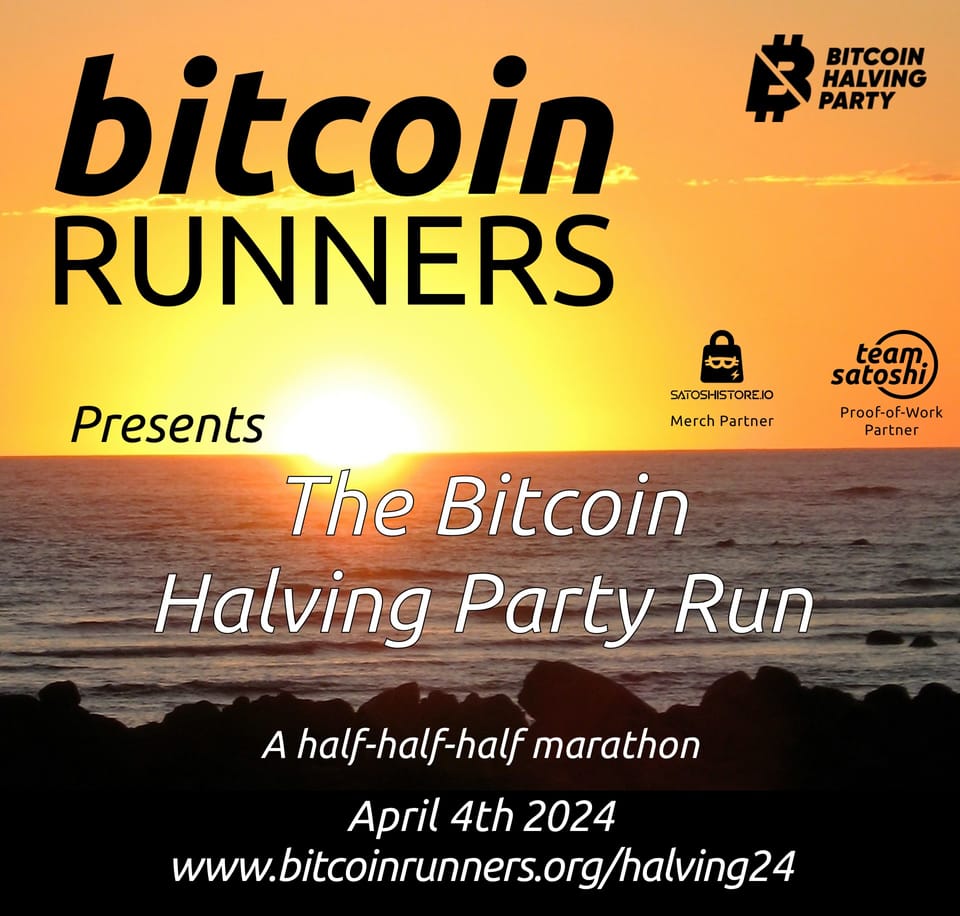 Bitcoin Halving Party Run