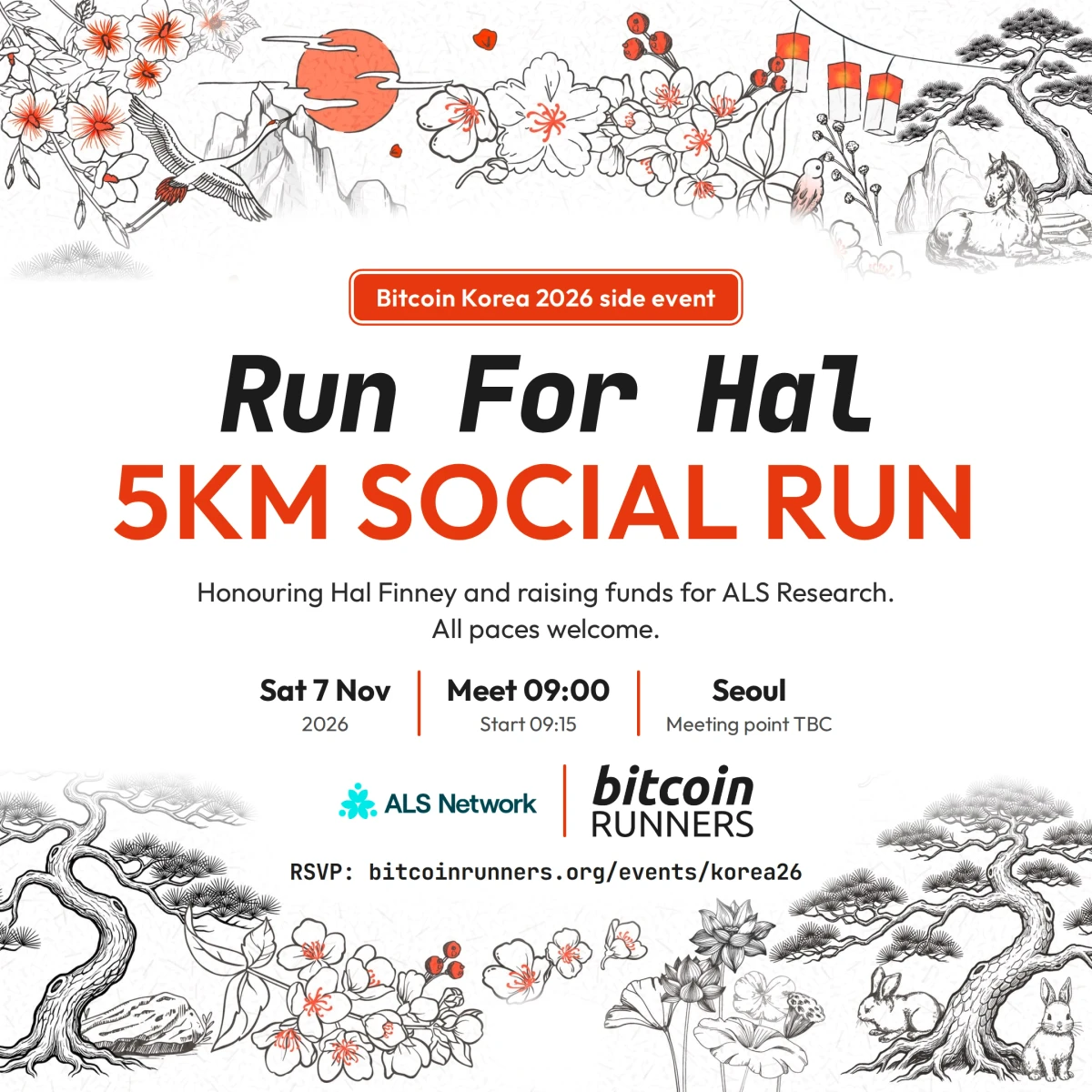Run For Hal | Bitcoin Korea 2026